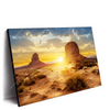 Led Wandbild Felsen In Wueste Querformat Produktvorschau Seitlich
