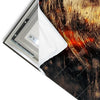 Led Wandbild Feuer Loewe Panorama Materialvorschau