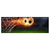 Led Wandbild Feuriger Fussball Panorama Produktvorschau Frontal