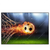 Led Wandbild Feuriger Fussball Querformat Produktvorschau Frontal