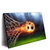 Led Wandbild Feuriger Fussball Querformat Produktvorschau Seitlich