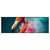 Led Wandbild Flamingo In Bunter Rauchwolke Panorama Produktvorschau Frontal