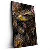 Led Wandbild Florale Eleganz Und Adlerblick Hochformat Produktvorschau Seitlich