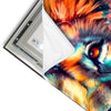 Led Wandbild Floraler Loewe Hochformat Materialvorschau