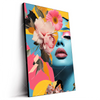 Led Wandbild Florales Frauenportraet Erika Hochformat Produktvorschau Seitlich