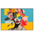 Led Wandbild Florales Frauenportraet Fiona Querformat Produktvorschau Frontal