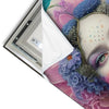 Led Wandbild Florales Frauenportraet Miona Hochformat Materialvorschau
