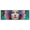 Led Wandbild Florales Frauenportraet Miona Panorama Produktvorschau Frontal