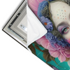 Led Wandbild Florales Frauenportraet Miona Querformat Materialvorschau