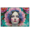 Led Wandbild Florales Frauenportraet Miona Querformat Produktvorschau Frontal
