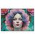 Led Wandbild Florales Frauenportraet Miona Querformat Produktvorschau Frontal