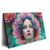 Led Wandbild Florales Frauenportraet Miona Querformat Produktvorschau Seitlich