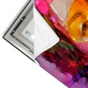 Led Wandbild Florales Frauenportraet Rosalie Querformat Materialvorschau
