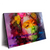 Led Wandbild Florales Frauenportraet Rosalie Querformat Produktvorschau Seitlich
