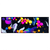 Led Wandbild Fluid Art Bubbless Neon Panorama Produktvorschau Frontal