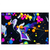 Led Wandbild Fluid Art Bubbless Neon Querformat Produktvorschau Frontal
