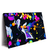 Led Wandbild Fluid Art Bubbless Neon Querformat Produktvorschau Seitlich