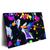 Led Wandbild Fluid Art Bubbless Neon Querformat Produktvorschau Seitlich
