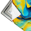 Led Wandbild Fluid Art Floral No 2 Hochformat Materialvorschau