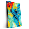 Led Wandbild Fluid Art Floral No 2 Hochformat Produktvorschau Seitlich