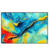 Led Wandbild Fluid Art Floral No 2 Querformat Produktvorschau Frontal