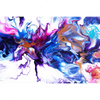 Led Wandbild Fluid Art Floral Querformat Motivvorschau