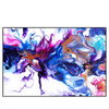 Led Wandbild Fluid Art Floral Querformat Produktvorschau Frontal