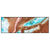 Led Wandbild Fluid Art Sandbank Panorama Produktvorschau Frontal