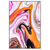 Led Wandbild Fluid Art Sweets Hochformat Produktvorschau Frontal