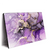 Led Wandbild Fluid Art Violett Querformat Produktvorschau Seitlich