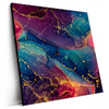 Led Wandbild Fluid Fantasia Quadrat Produktvorschau Seitlich