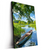 Led Wandbild Flusslandschaft Hochformat Produktvorschau Seitlich