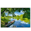 Led Wandbild Flusslandschaft Querformat Produktvorschau Frontal