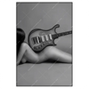 Led Wandbild Frau Gitarre No 2 Hochformat Produktvorschau Frontal