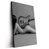Led Wandbild Frau Gitarre No 2 Hochformat Produktvorschau Seitlich