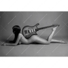 Led Wandbild Frau Gitarre No 2 Querformat Motivvorschau