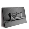 Led Wandbild Frau Gitarre No 2 Querformat Produktvorschau Seitlich