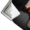 Led Wandbild Frau Mit Hut Rose Querformat Materialvorschau