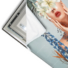 Led Wandbild Frauenportrait Mit Blumen Querformat Materialvorschau