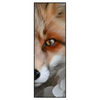 Led Wandbild Friedlicher Fuchs Und Blumen Schmal Produktvorschau Frontal