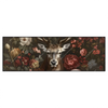 Led Wandbild Friedlicher Hirsch Und Blueten Panorama Produktvorschau Frontal