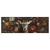 Led Wandbild Friedlicher Hirsch Und Blueten Panorama Produktvorschau Frontal