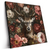 Led Wandbild Friedlicher Hirsch Und Blueten Quadrat Produktvorschau Seitlich