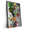 Led Wandbild Frische Gemuese Explosion Hochformat Produktvorschau Seitlich