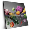Led Wandbild Frische Gemuese Explosion Quadrat Produktvorschau Seitlich