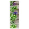 Led Wandbild Frische Kraeuter An Holzstange Schmal Produktvorschau Frontal
