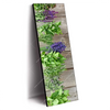 Led Wandbild Frische Kraeuter An Holzstange Schmal Produktvorschau Seitlich