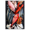 Led Wandbild Frischer Fisch Und Meeresfruechte Hochformat Produktvorschau Frontal