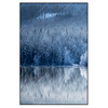 Led Wandbild Frostiger Wald Hochformat Produktvorschau Frontal