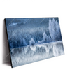 Led Wandbild Frostiger Wald Querformat Produktvorschau Seitlich